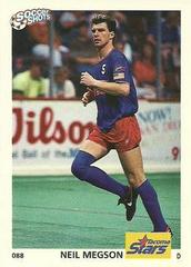 Neil Megson Soccer Cards 1991 Soccer Shots MSL Prices