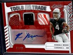 Rondale Moore [Material Autograph] #TTT-12 Football Cards 2022 Panini Absolute Tools of the Trade Triple Prices