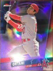 Shohei Ohtani [Purple Refractor] Baseball Cards 2019 Topps Finest Prices