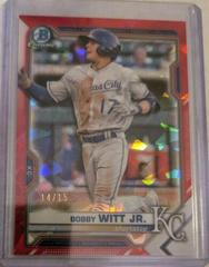 Bobby Witt Jr. [Red] #BCP-193 Baseball Cards 2021 Bowman Chrome Sapphire Prospects Prices