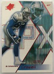 Germane Crowell [Spectrum] #29 Football Cards 2000 Spx Prices