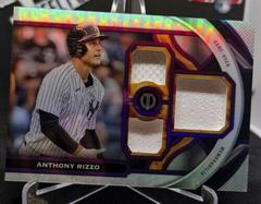 Anthony Rizzo [Purple] #TR-ARI Baseball Cards 2023 Topps Tribute Triple Relics Prices