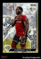 Anderson Julio [Gold] #DD-14 Soccer Cards 2023 Topps Chrome MLS Derby Diamonds Prices