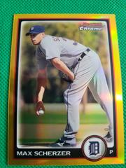 Max Scherzer [Gold Refractor] #173 Baseball Cards 2010 Bowman Chrome Prices
