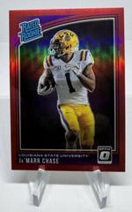 Ja'Marr Chase [Red] Football Cards 2021 Panini Chronicles Draft Picks Prices