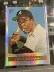 Hank Aaron [Blue Hat] #3 Baseball Cards 2003 Topps Gallery HOF Prices