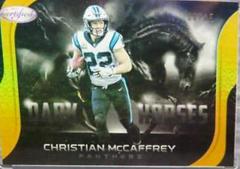 Christian McCaffrey [Gold] Football Cards 2021 Panini Certified Dark Horses Prices