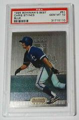 Chris Stynes [Blue] #51 Baseball Cards 1995 Bowman's Best Prices