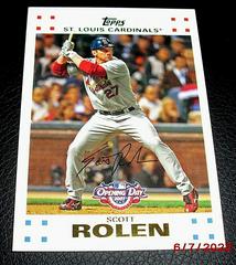 Scott Rolen #53 Baseball Cards 2007 Topps Opening Day Prices