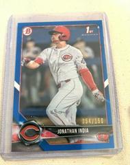 Jonathan India [Blue] Baseball Cards 2018 Bowman Draft Prices
