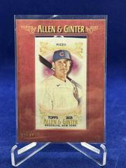 Anthony Rizzo [Framed Mini Cloth] Baseball Cards 2021 Topps Allen & Ginter Prices