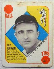 Billy Johnson Baseball Cards 1951 Topps Blue Back Prices