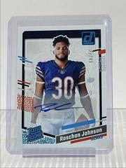 Roschon Johnson [Autograph] #31 Football Cards 2023 Panini Donruss Rated Rookies Portrait Prices