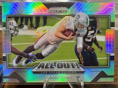Derek Carr Football Cards 2021 Panini Prizm All Out Prices
