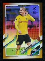 Erling Haaland [Gold] Soccer Cards 2020 Topps Chrome UEFA Champions League Prices