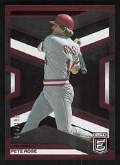Pete Rose [Red] #3 Baseball Cards 2023 Panini Chronicles Elite Prices