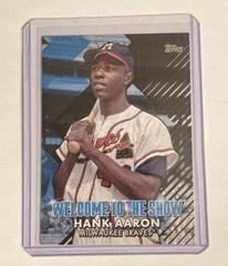 Hank Aaron [Black] #WTTS-13 Baseball Cards 2022 Topps Welcome to the Show Prices