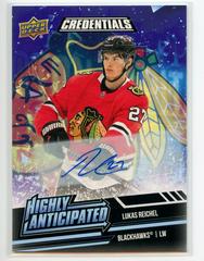 Lukas Reichel #HA-50 Hockey Cards 2022 Upper Deck Credentials Highly Anticipated Autograph Prices