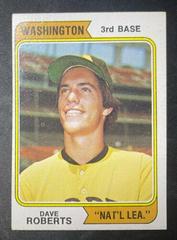 Dave Roberts [Washington] #309 Baseball Cards 1974 Topps Prices
