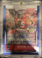 Ezekiel Elliott [Autograph Artist's Proof] #344 Football Cards 2016 Panini Score Prices
