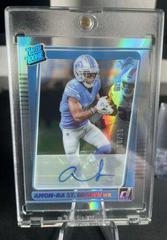 Amon Ra St. Brown [Autograph Holo Silver] #84 Football Cards 2021 Panini Clearly Donruss Prices