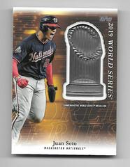Juan Soto #PTM-JS Baseball Cards 2023 Topps Update Commemorative World Series Trophy Medallion Prices