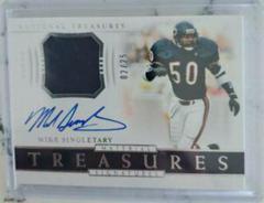 Mike Singletary Football Cards 2018 National Treasures Material Treasures Signatures Prices