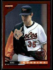 Mike Mussina [Series 1 Artist's Proof] Baseball Cards 1996 Score Dugout Collection Prices
