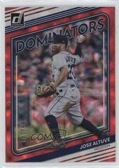Jose Altuve [Red] #D-7 Baseball Cards 2022 Panini Donruss Dominators Prices