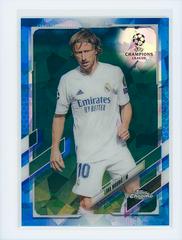Luka Modric #75 Soccer Cards 2020 Topps Chrome UEFA Champions League Sapphire Prices