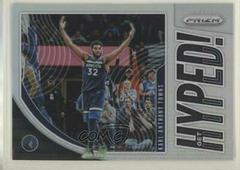 Karl Anthony Towns [Silver Prizm] #1 Basketball Cards 2019 Panini Prizm Get Hyped Prices
