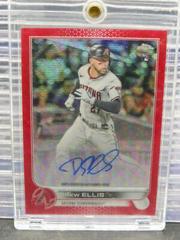 Drew Ellis [Red Wave] #RA-DE Baseball Cards 2022 Topps Chrome Rookie Autographs Prices