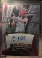 Brandon Marsh #SS-BM Baseball Cards 2022 Panini Select Sparks Signatures Prices