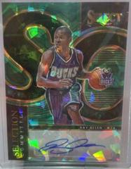 Ray Allen [Green Ice] Basketball Cards 2021 Panini Select Selection Committee Signatures Prices
