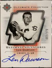 Len Dawson #US-LD Football Cards 2004 Upper Deck Ultimate Collection Signatures Prices