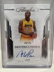 Metta World Peace #5 Basketball Cards 2022 Panini Flawless Distinguished Auto Prices