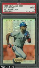 Joe Carter [Red Refractor] Baseball Cards 1995 Bowman's Best Prices
