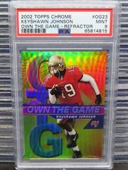 Keyshawn Johnson [Refractor] Football Cards 2002 Topps Chrome Own the Game Prices