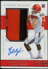 Baker Mayfield [Black] #161 Football Cards 2018 National Treasures Patch Autograph Prices
