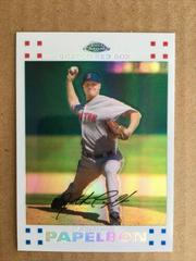 Jonathan Papelbon [Refractor] Baseball Cards 2007 Topps Chrome Prices