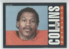 Tony Collins #322 Football Cards 1985 Topps Prices