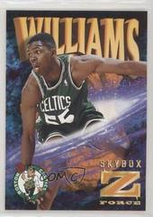 Eric Williams [Z Cling] #7 Basketball Cards 1996 Skybox Z Force Prices