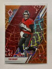 Tom Brady [Orange Lazer] Football Cards 2021 Panini Phoenix Prices