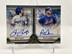 Brett Baty, Pete Alonso #DA-BA Baseball Cards 2023 Topps Museum Collection Dual Autographs Prices