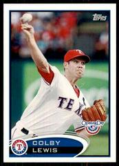 Colby Lewis #215 Baseball Cards 2012 Topps Opening Day Prices