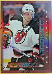 Petr Sykora [Refractor] #134 Hockey Cards 1995 Finest Prices