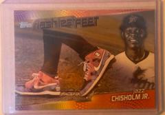 Jazz Chisholm Jr. [Gold] #FF-7 Baseball Cards 2022 Topps Flashiest Feet Prices