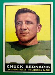 Chuck Bednarik #101 Football Cards 1961 Topps Prices