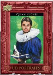 Quinn Hughes [Red Frame] #P-5 Hockey Cards 2023 Upper Deck UD Portraits Prices