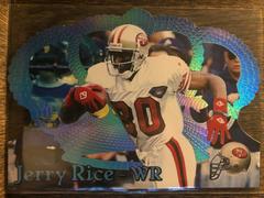 Jerry Rice [Blue Holofoil] Football Cards 1995 Pacific Crown Royale Prices